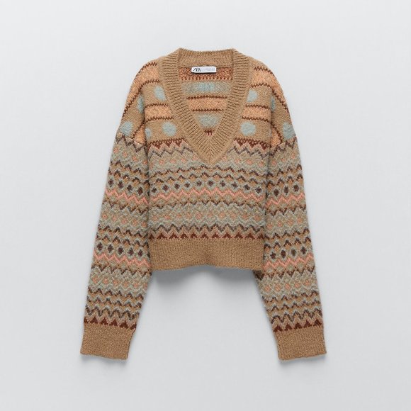Zara Sweaters - Zara Jacquard Sweater